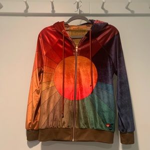 XS Hooded Aviator Nation jacket